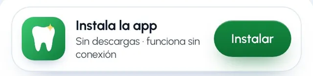 Aviso para instalar la app